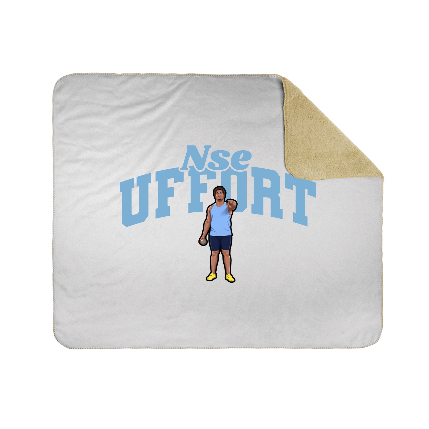 Throw Blanket — Signature Arch in White