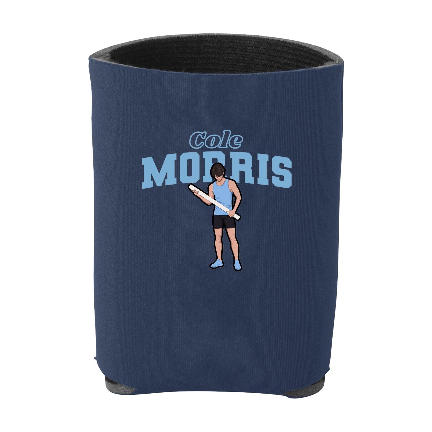 Can Holder — Name Arch in Navy