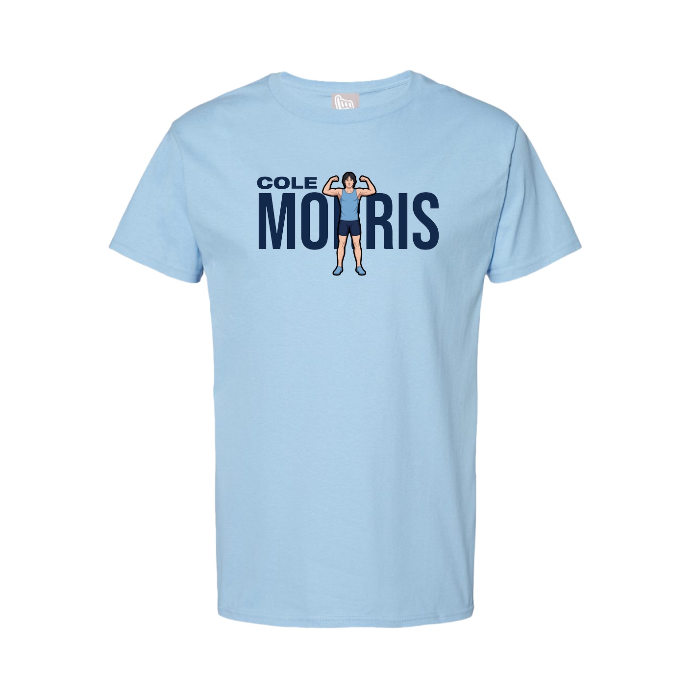 Tee — Player Name in Light Blue