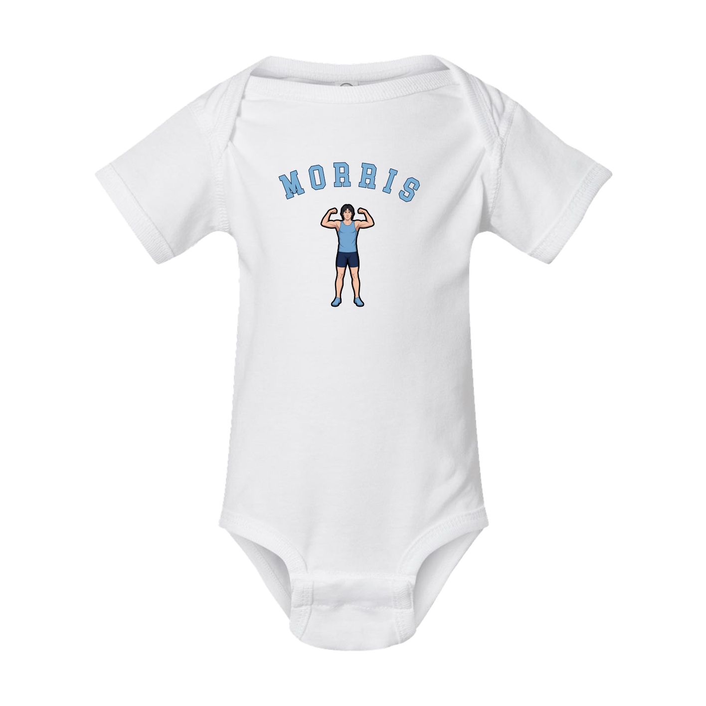 Baby Onesie — Shirsey Arch in White
