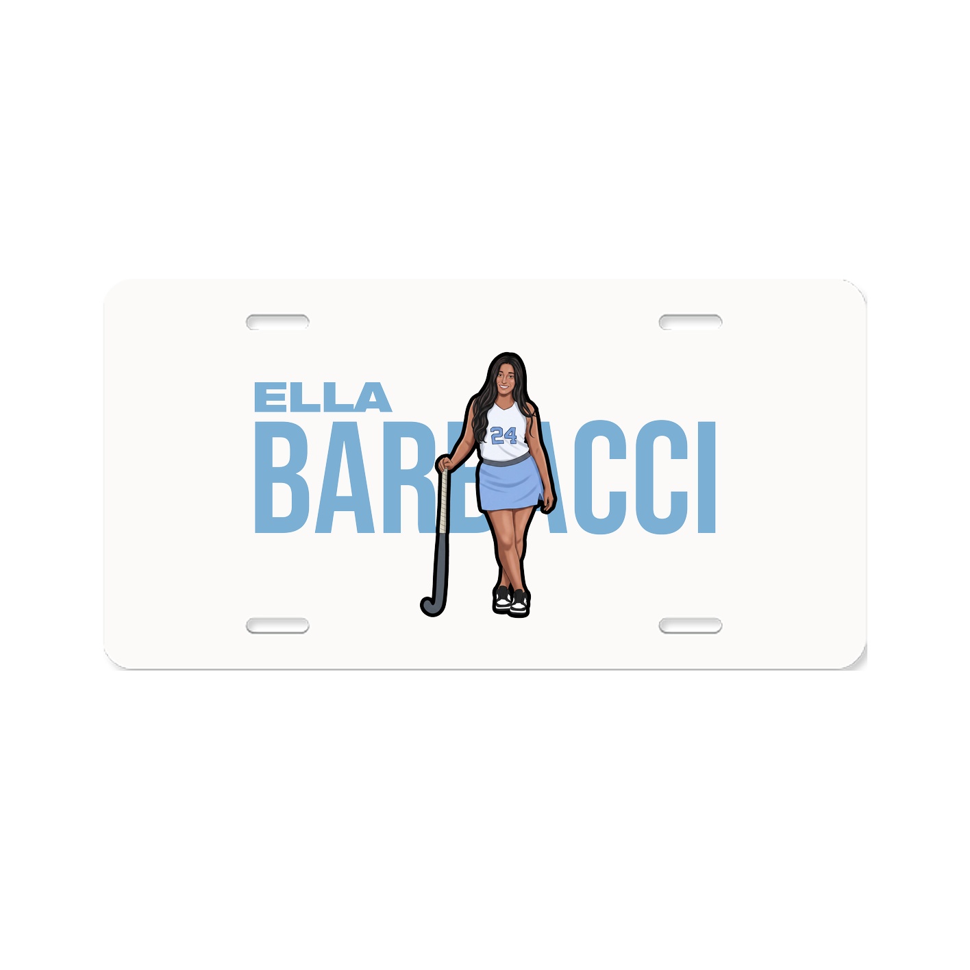 License Plate — Player Name in Classic