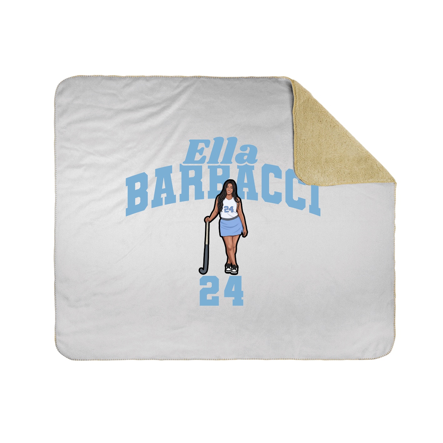 Throw Blanket — Signature Arch in White