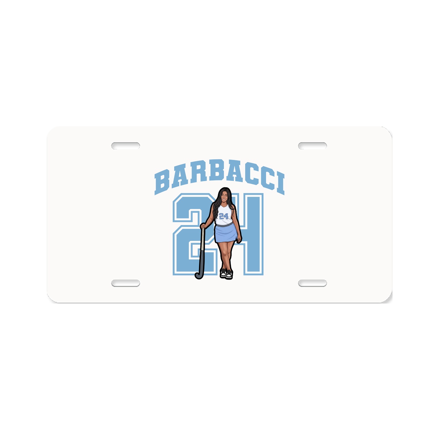 License Plate — Number in Classic