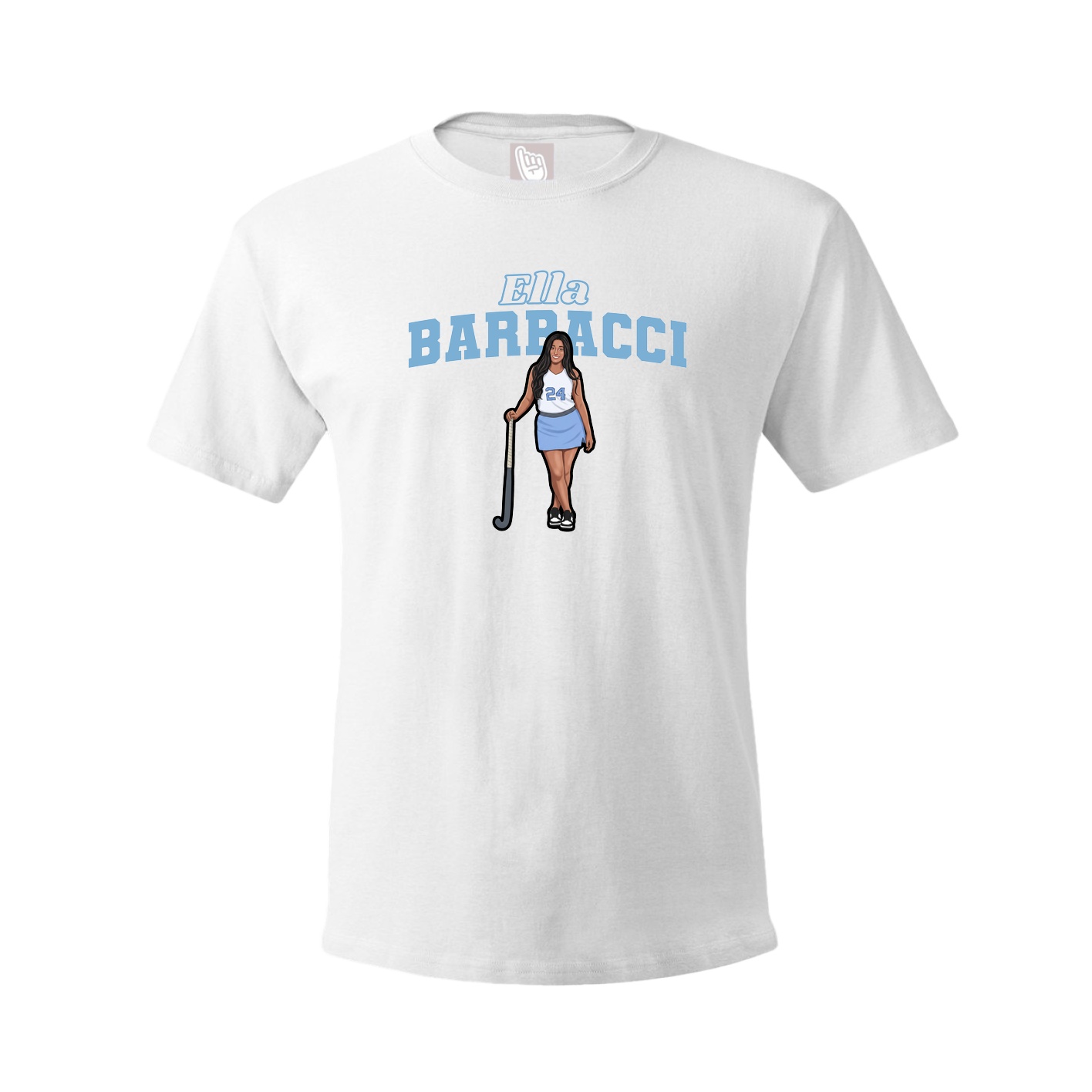 Tee — Name Arch in White