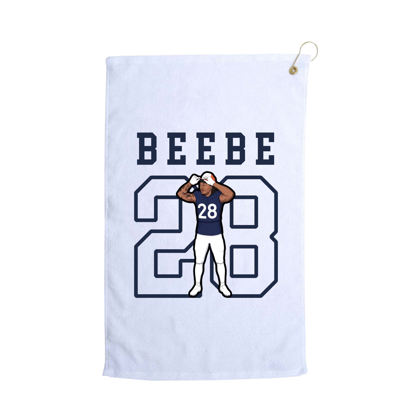 Golf Towel — Shirsey in White