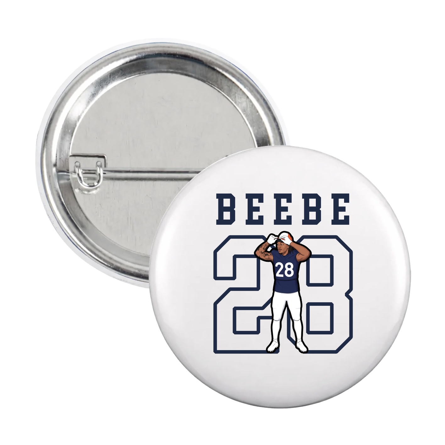 Game Day Button — Shirsey in White