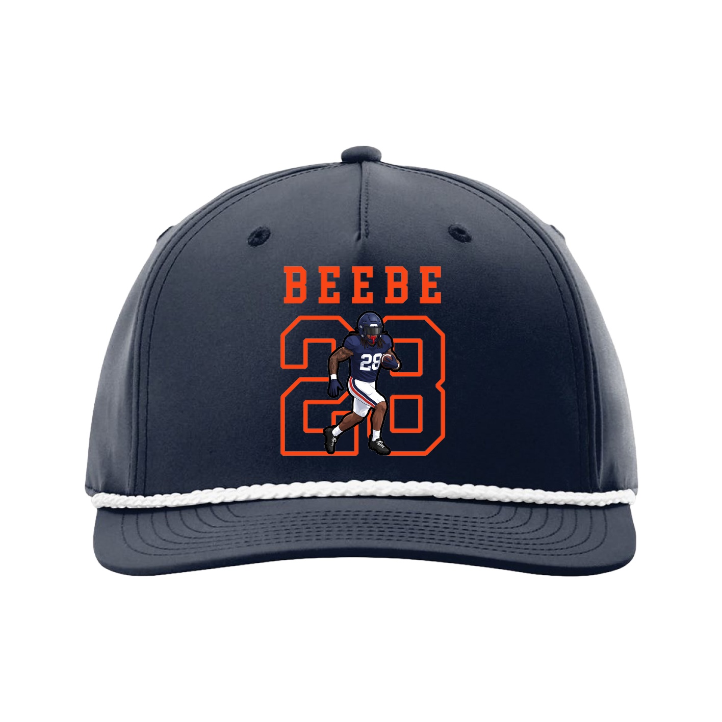 Five-Panel Classic Rope Cap — Shirsey in Navy