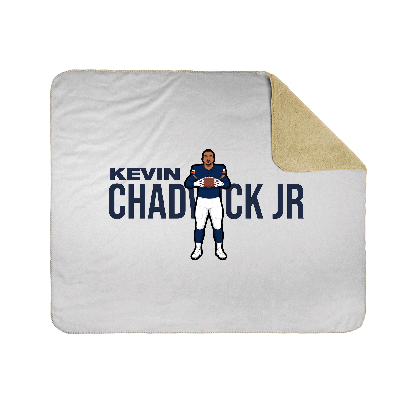 Throw Blanket — Player Name in White