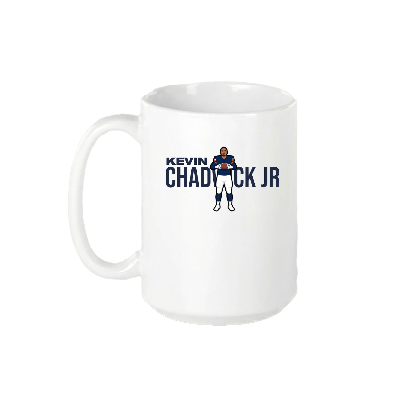 15oz Coffee Mug — Player Name in White