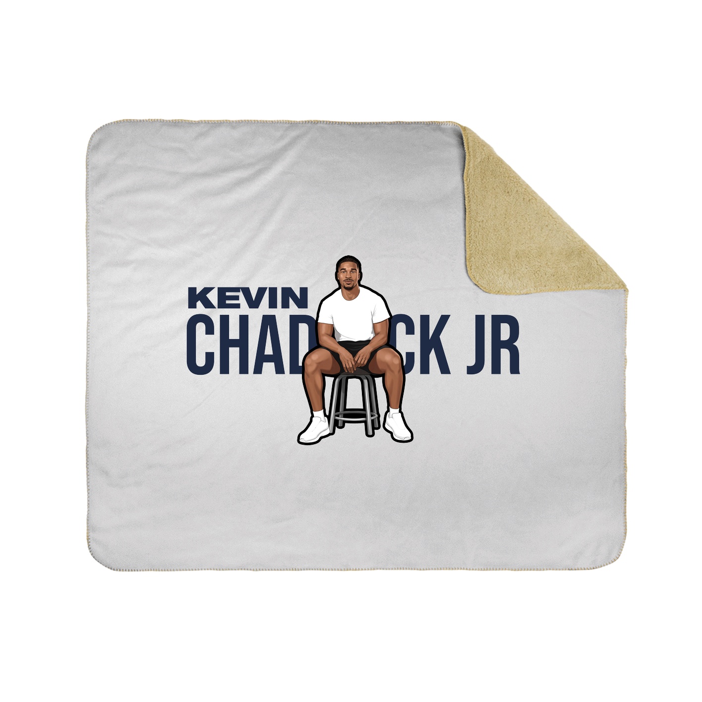 Throw Blanket — Player Name in White