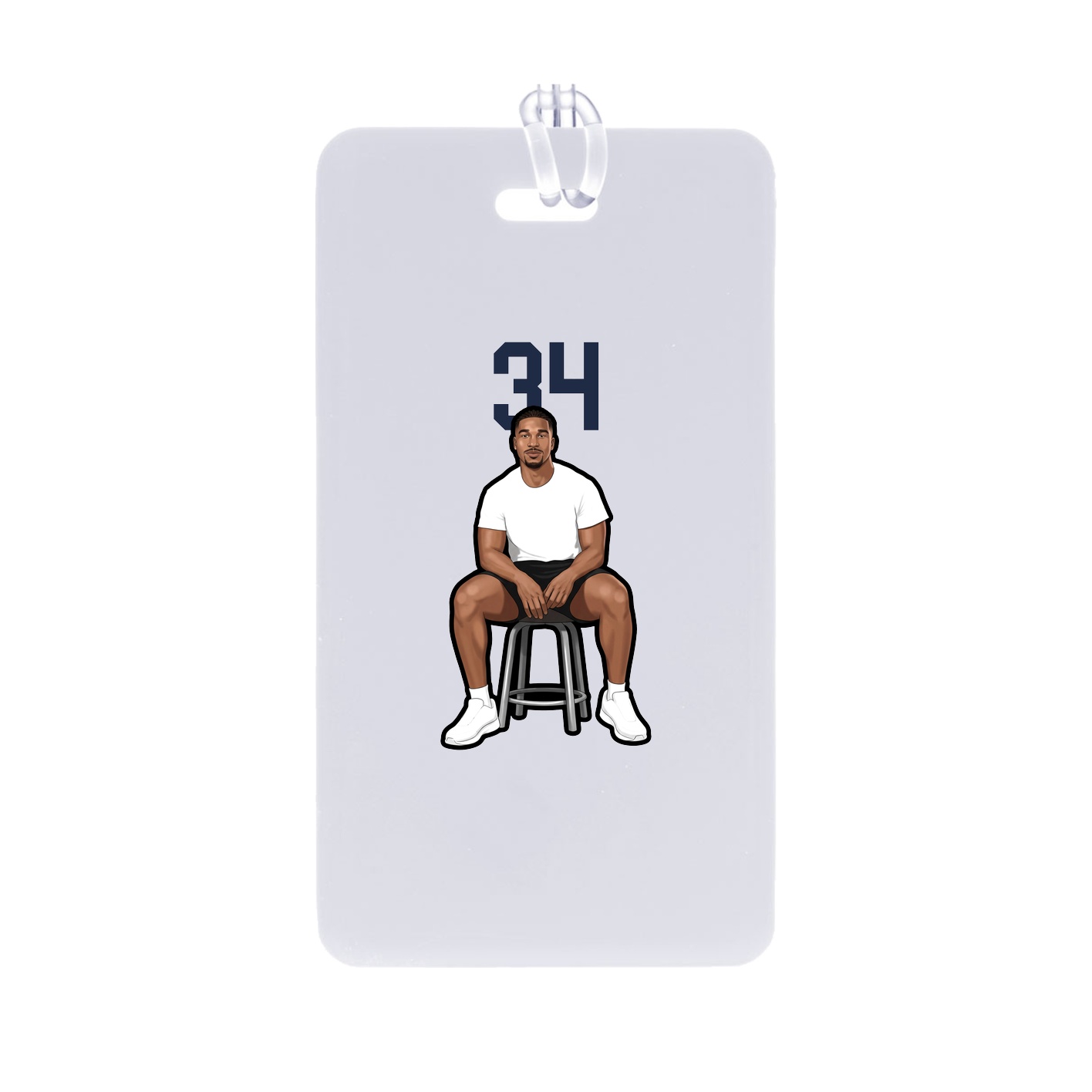 Bag Tag — Number Top in Classic