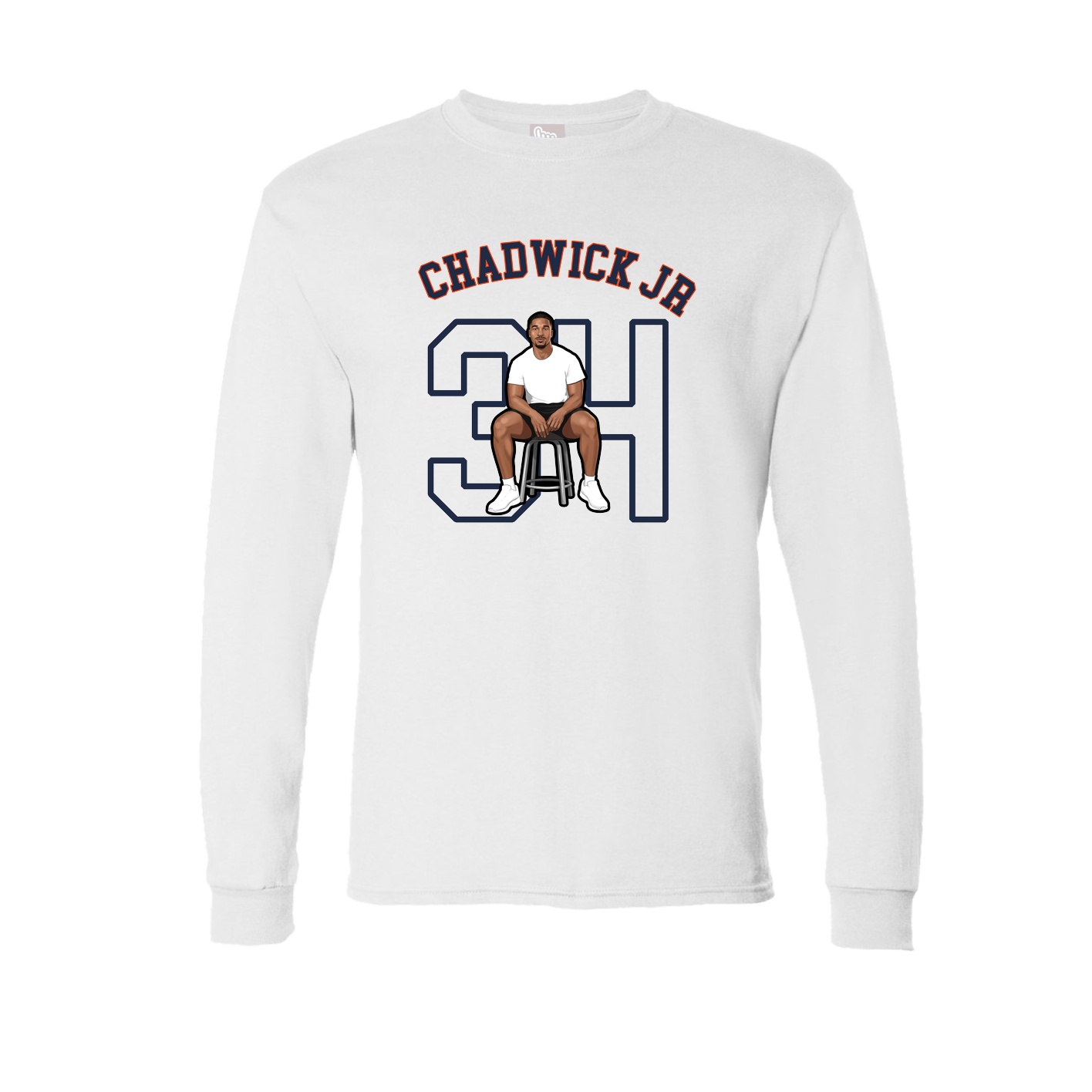 Long Sleeve Tee — Shirsey Arch in White