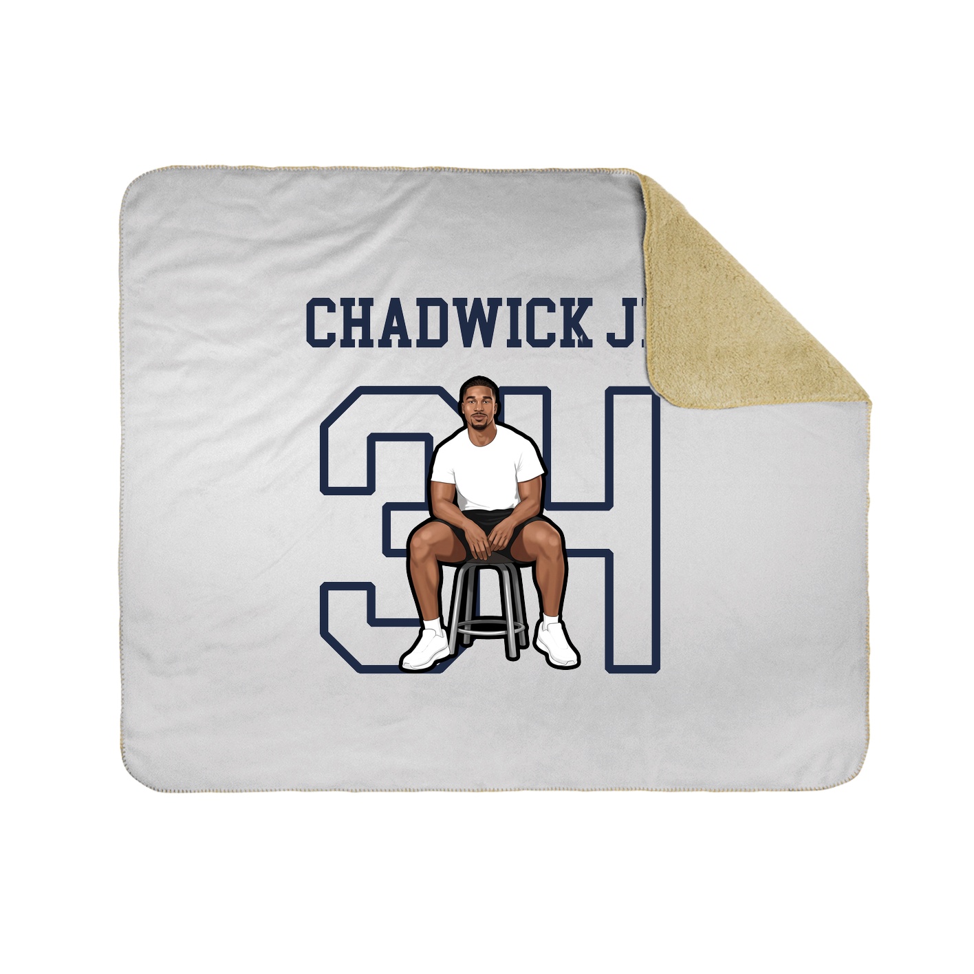 Throw Blanket — Shirsey in White