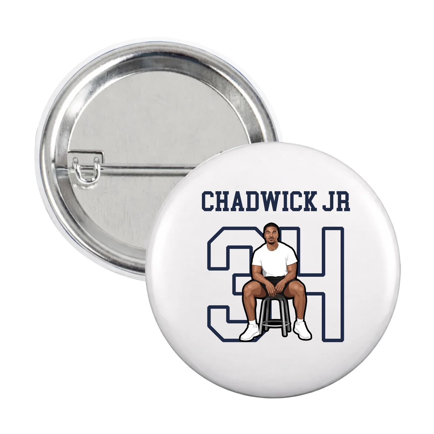 Game Day Button — Shirsey in White