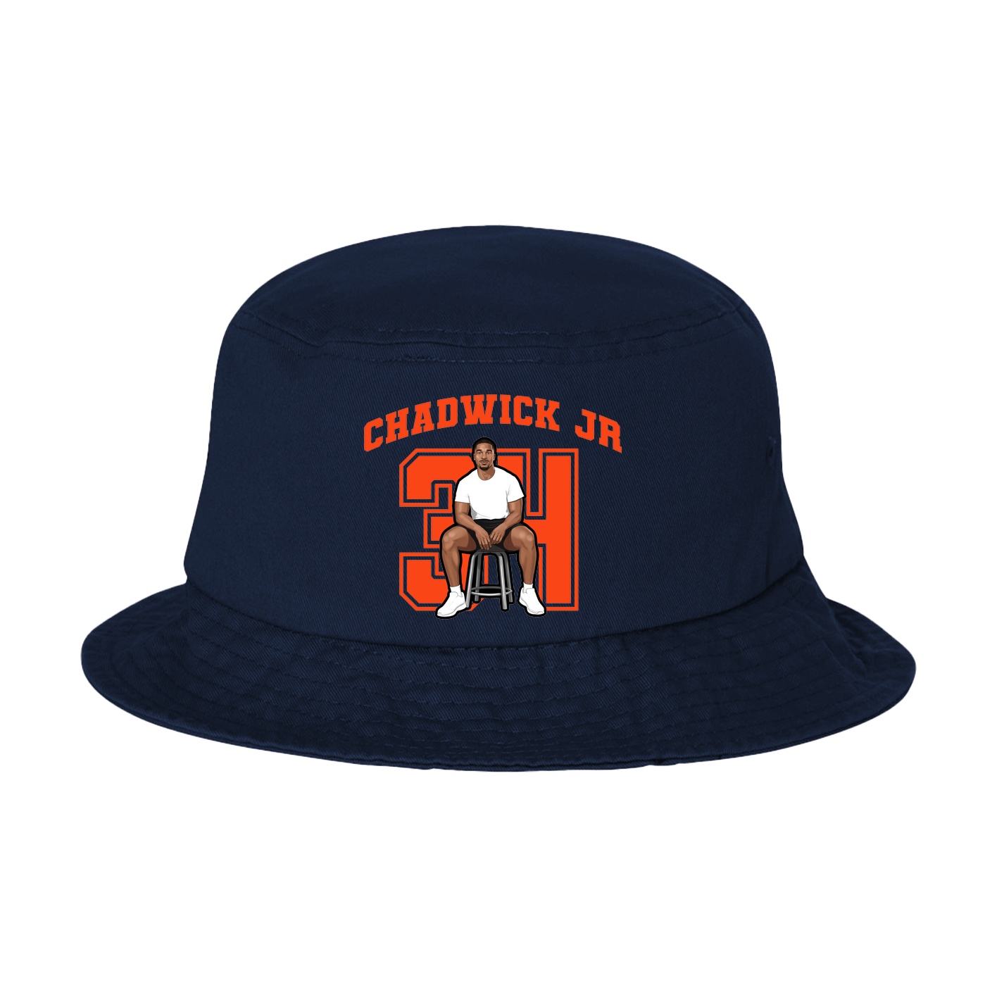 Bucket Cap — Number in Navy