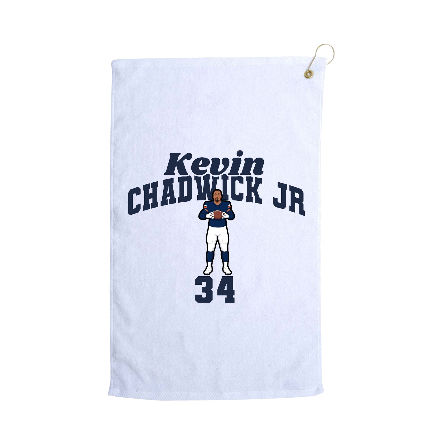 Golf Towel — Signature Arch in White