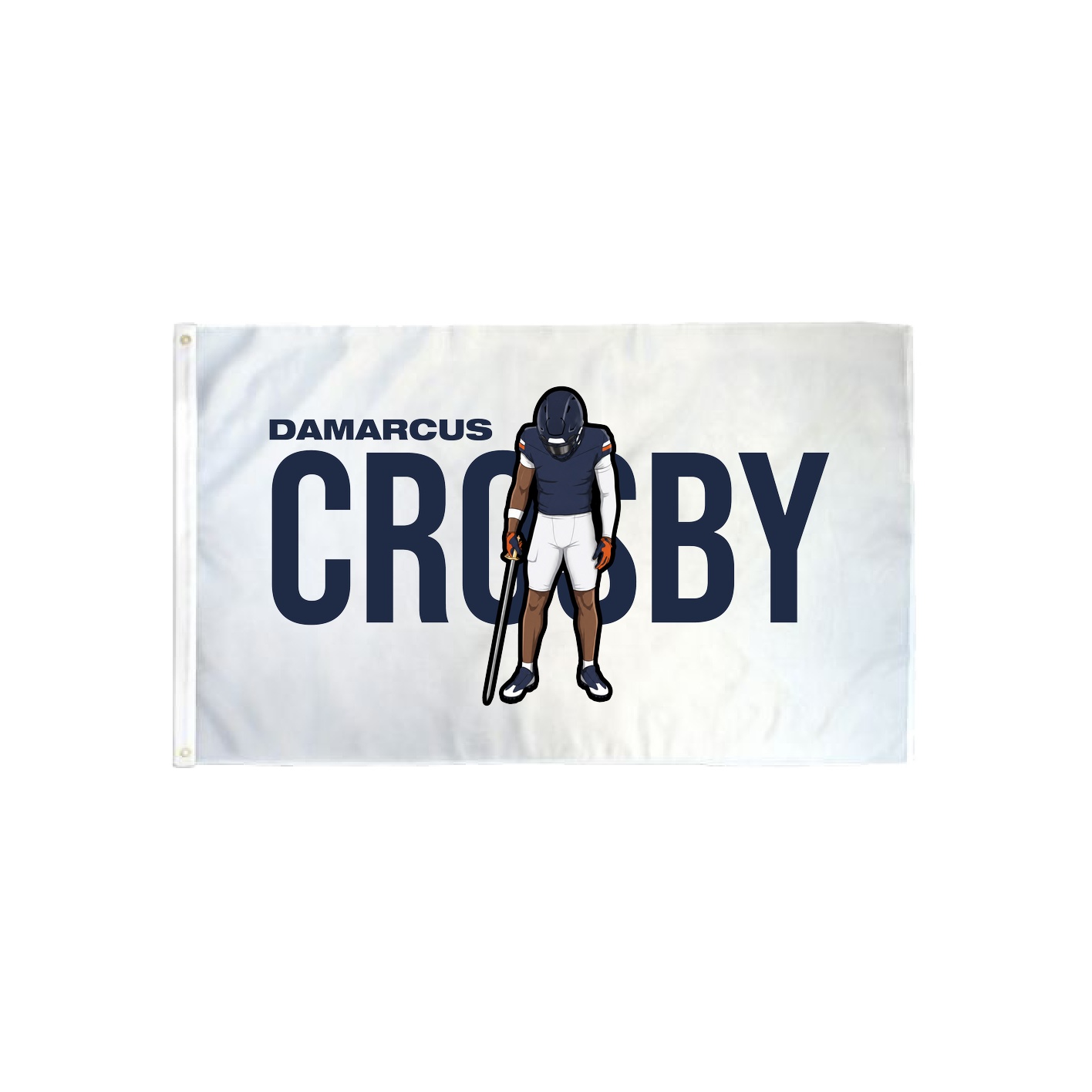 3x5 Flag — Player Name in Classic