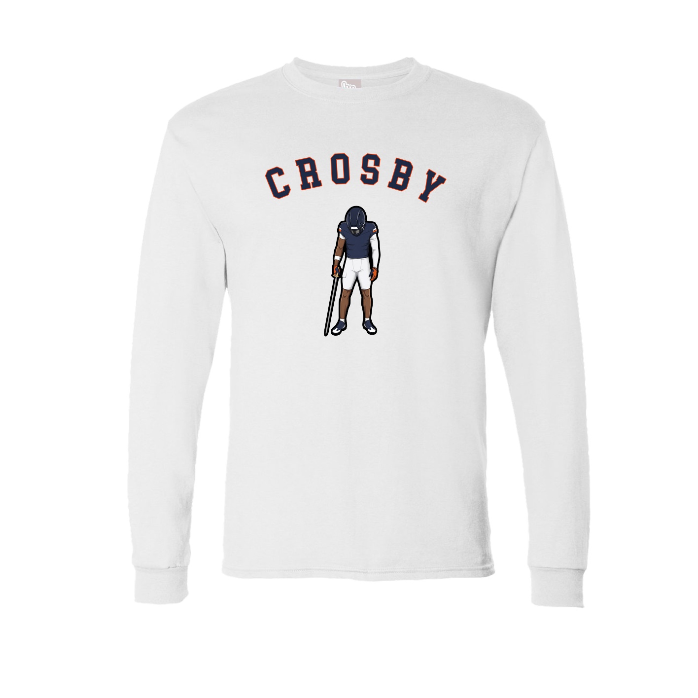 Long Sleeve Tee — Shirsey Arch in White