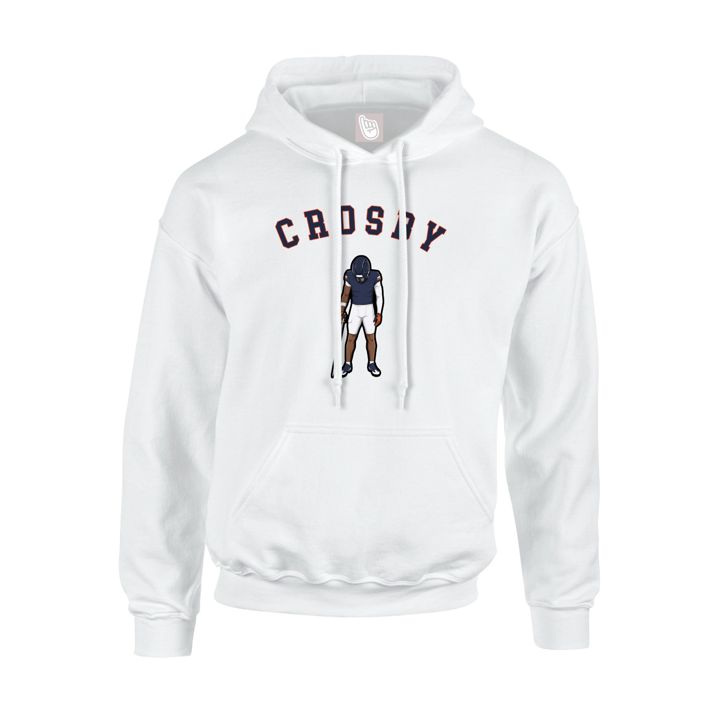 Hoodie — Shirsey Arch in White