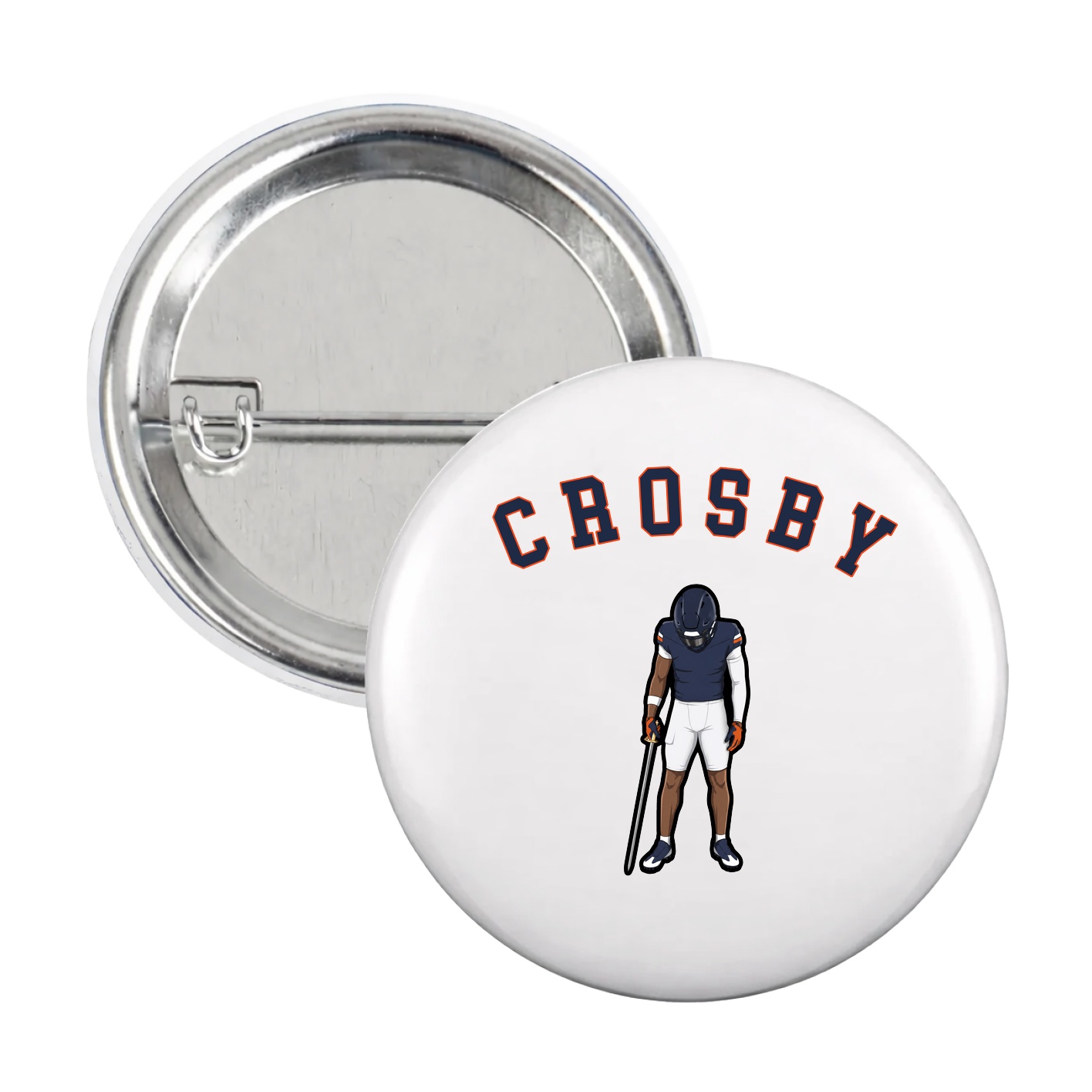 Game Day Button — Shirsey Arch in White