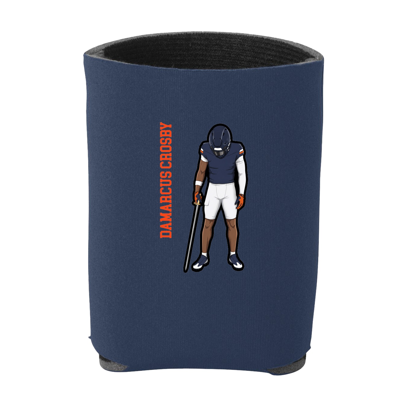 Can Holder — Name Vertical in Navy