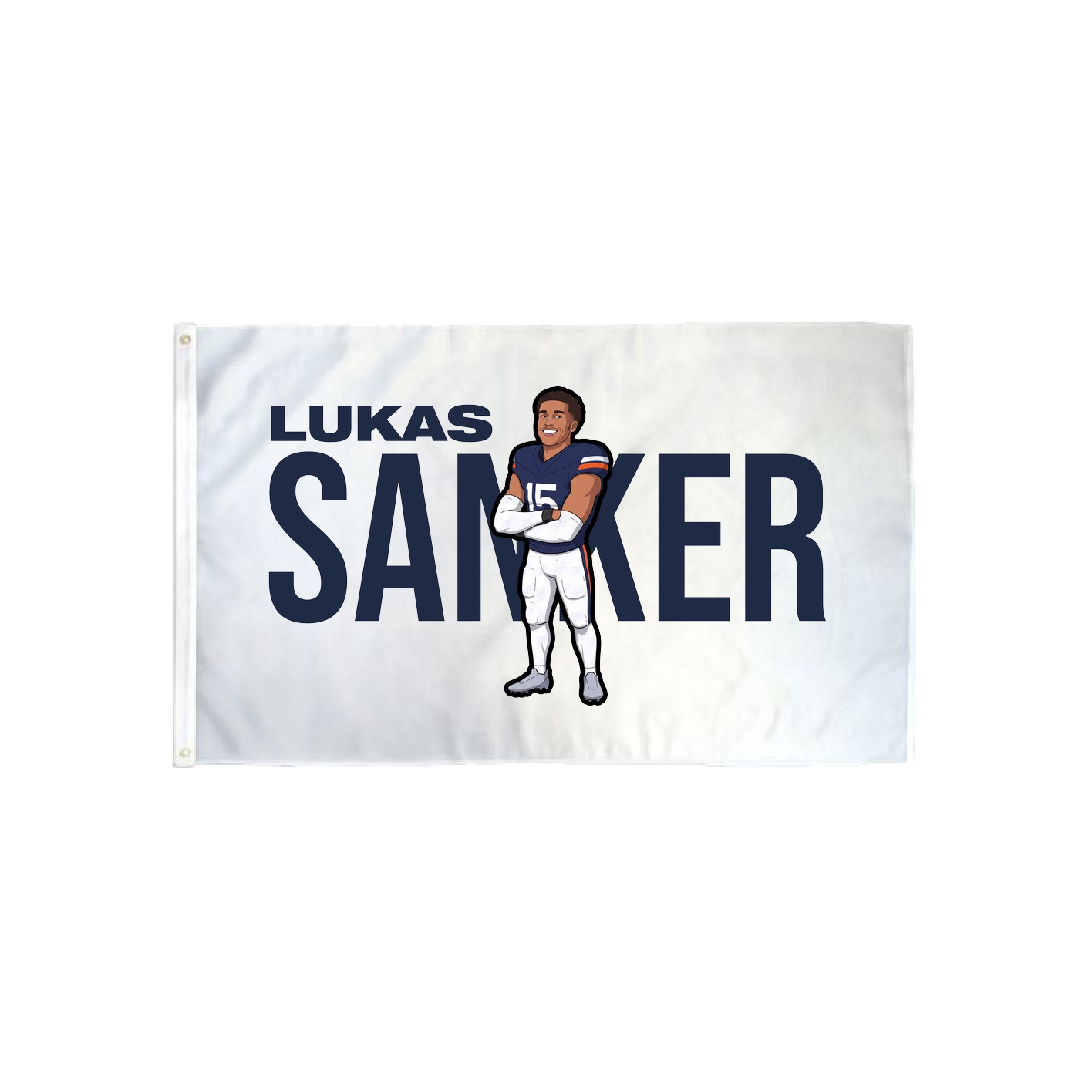 3x5 Flag — Player Name in Classic