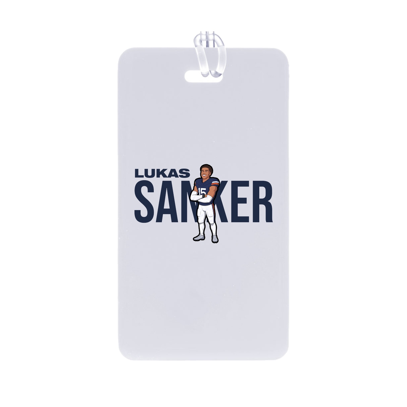 Bag Tag — Player Name in Classic