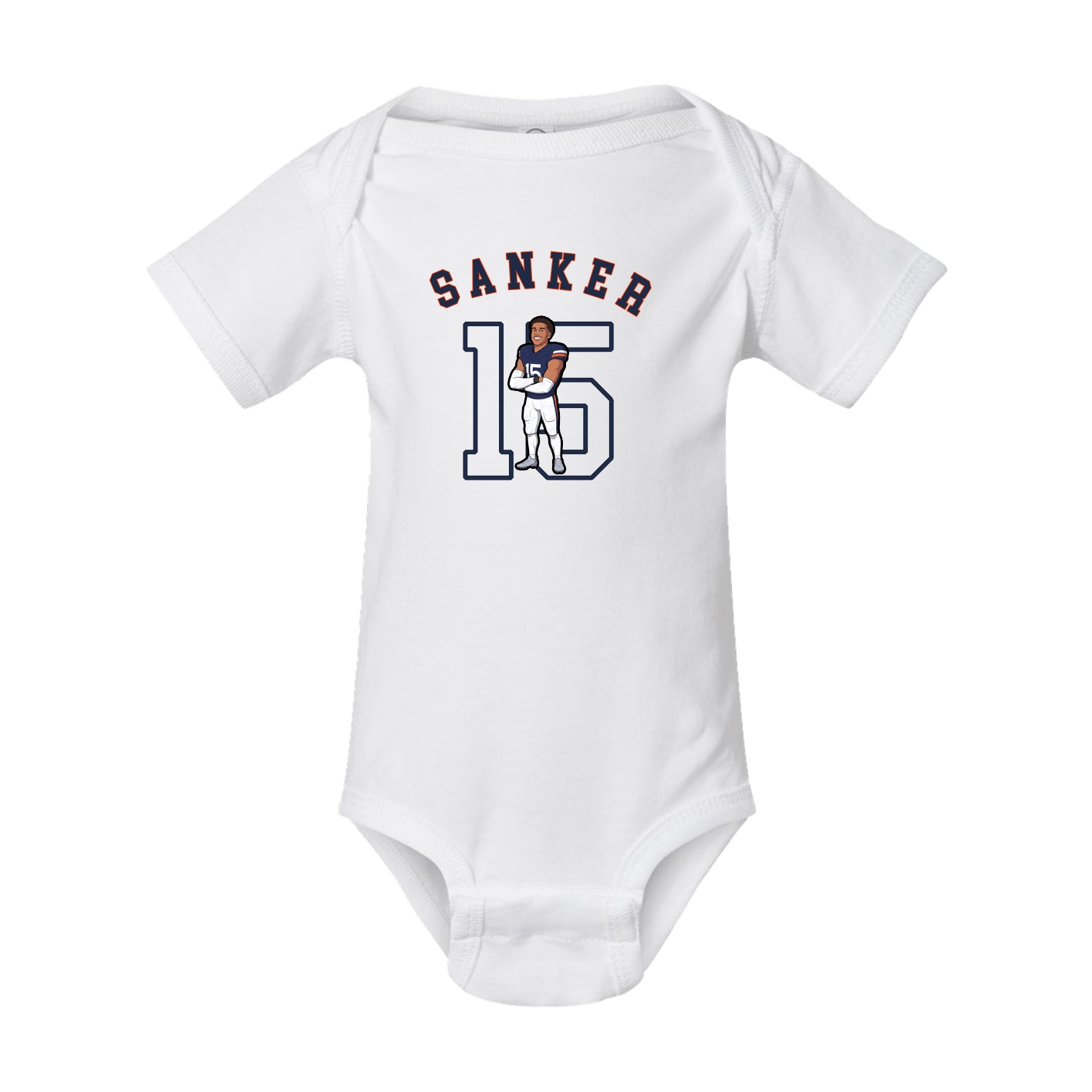 Baby Onesie — Shirsey Arch in White