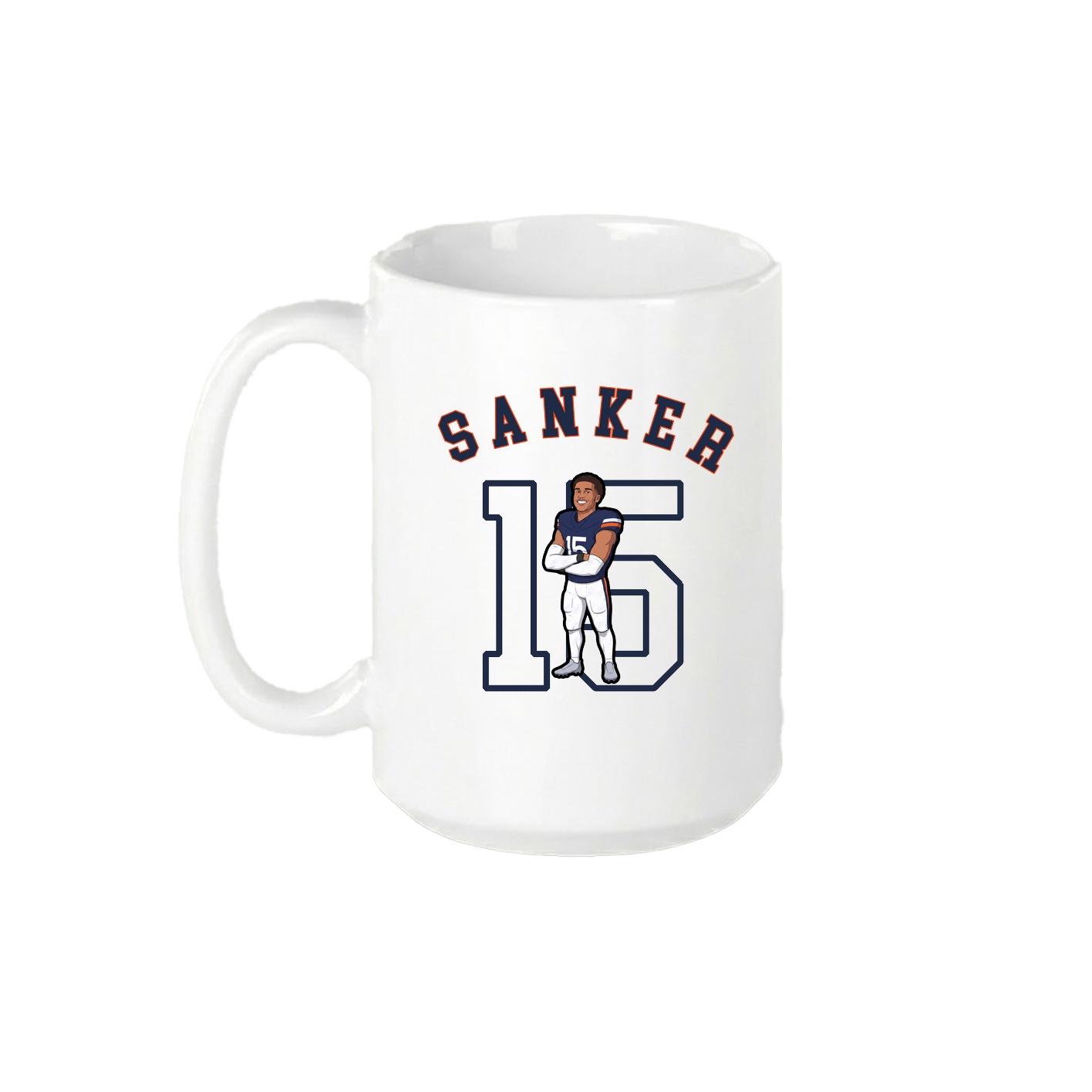 15oz Coffee Mug — Shirsey Arch in White