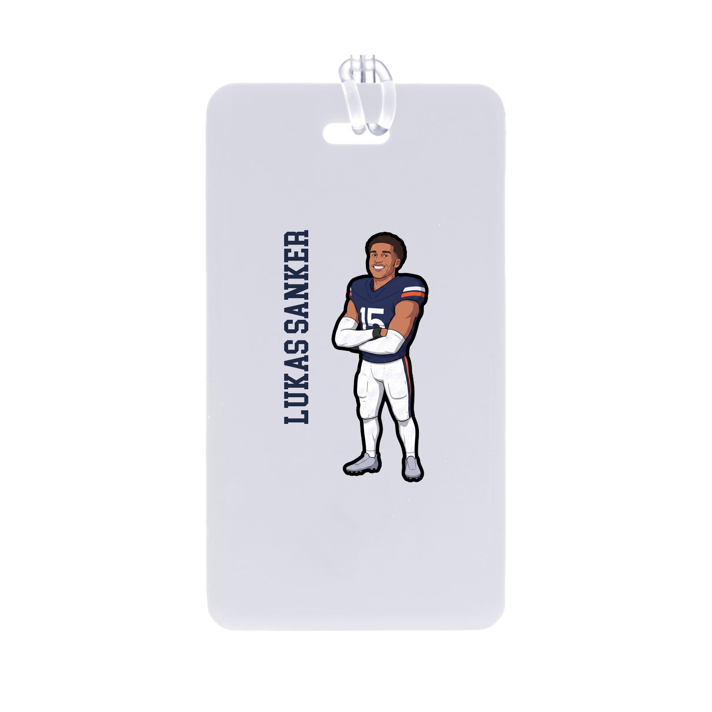 Bag Tag — Name Vertical in Classic