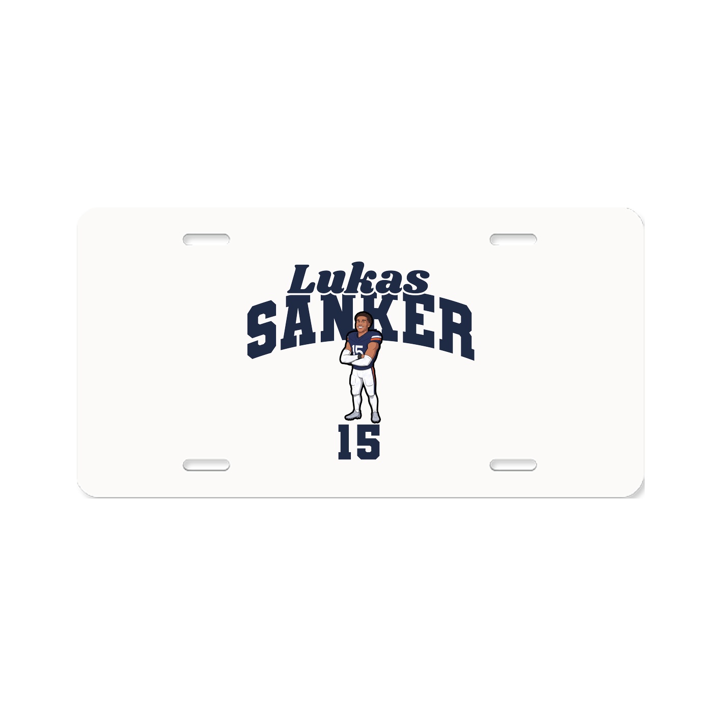 License Plate — Signature Arch in Classic