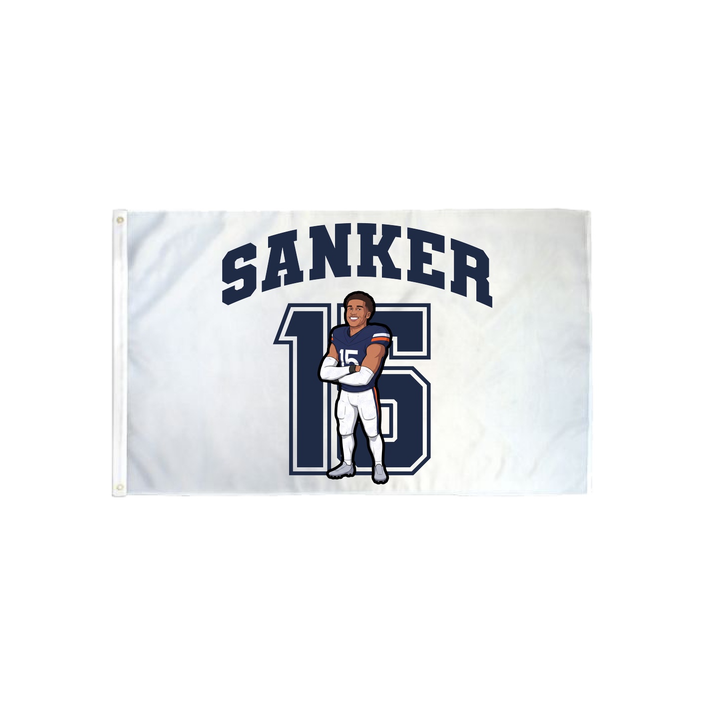 3x5 Flag — Number in Classic