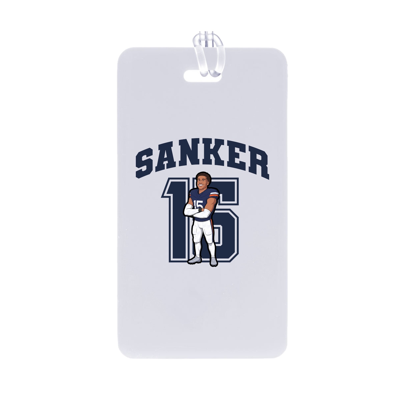 Bag Tag — Number in Classic