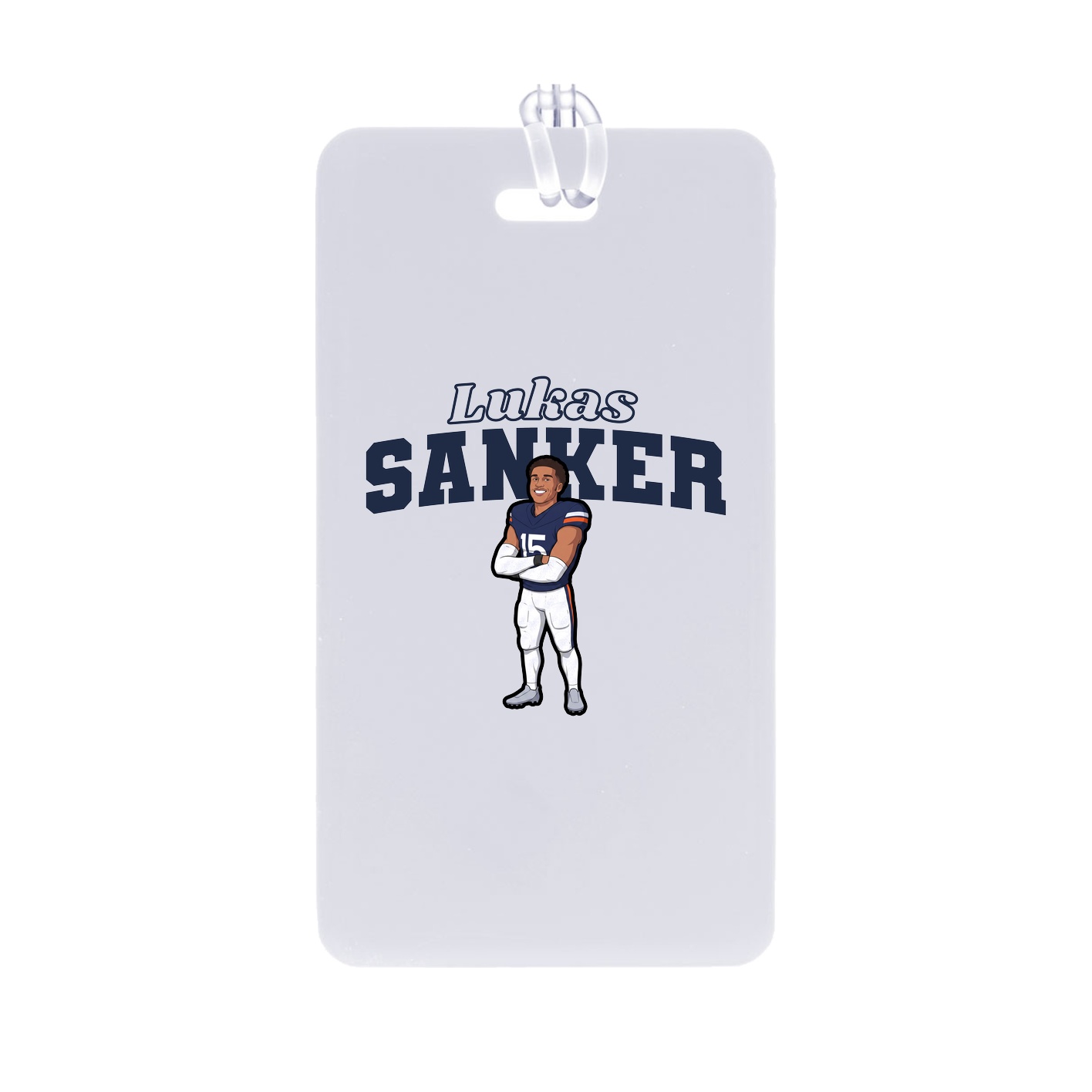 Bag Tag — Name Arch in Classic