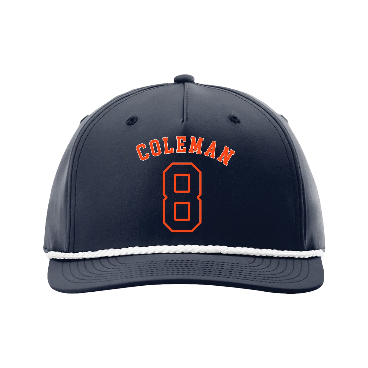 Five-Panel Classic Rope Cap — Shirsey Arch in Navy