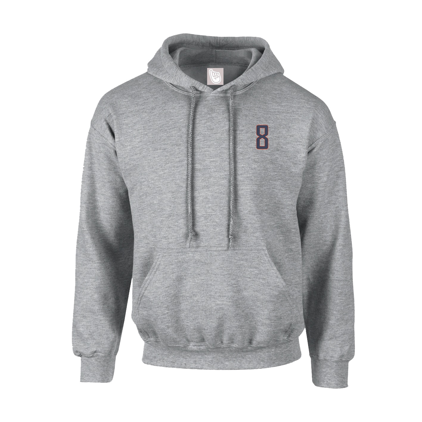 Hoodie — Front Shirsy in Grey