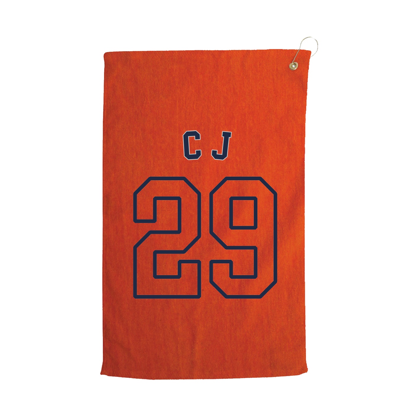 Golf Towel — Shirsey Arch in Orange