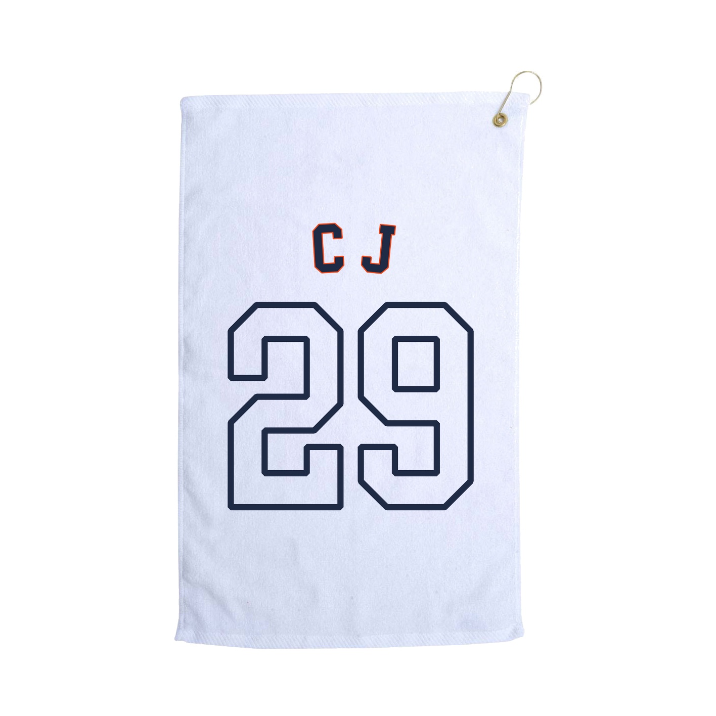 Golf Towel — Shirsey Arch in White