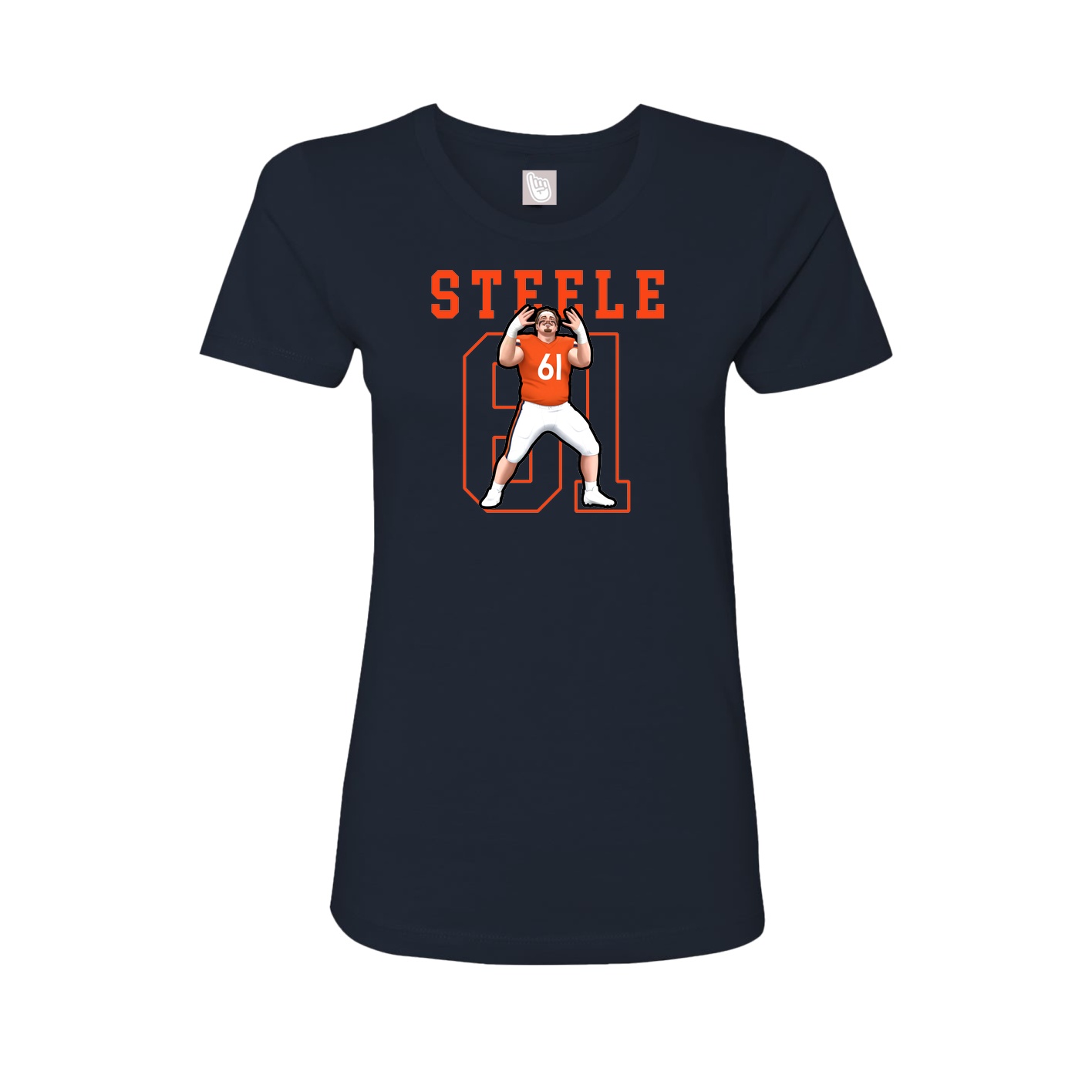 Fitted Women's Tee — Shirsey in Navy
