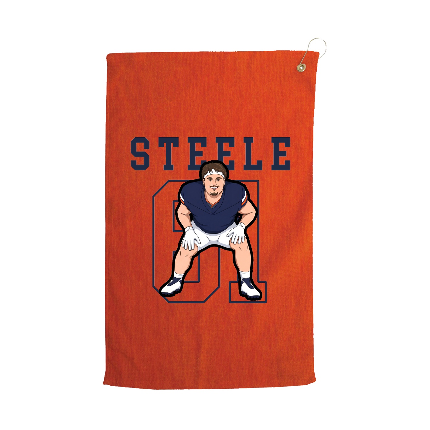 Golf Towel — Shirsey in Orange