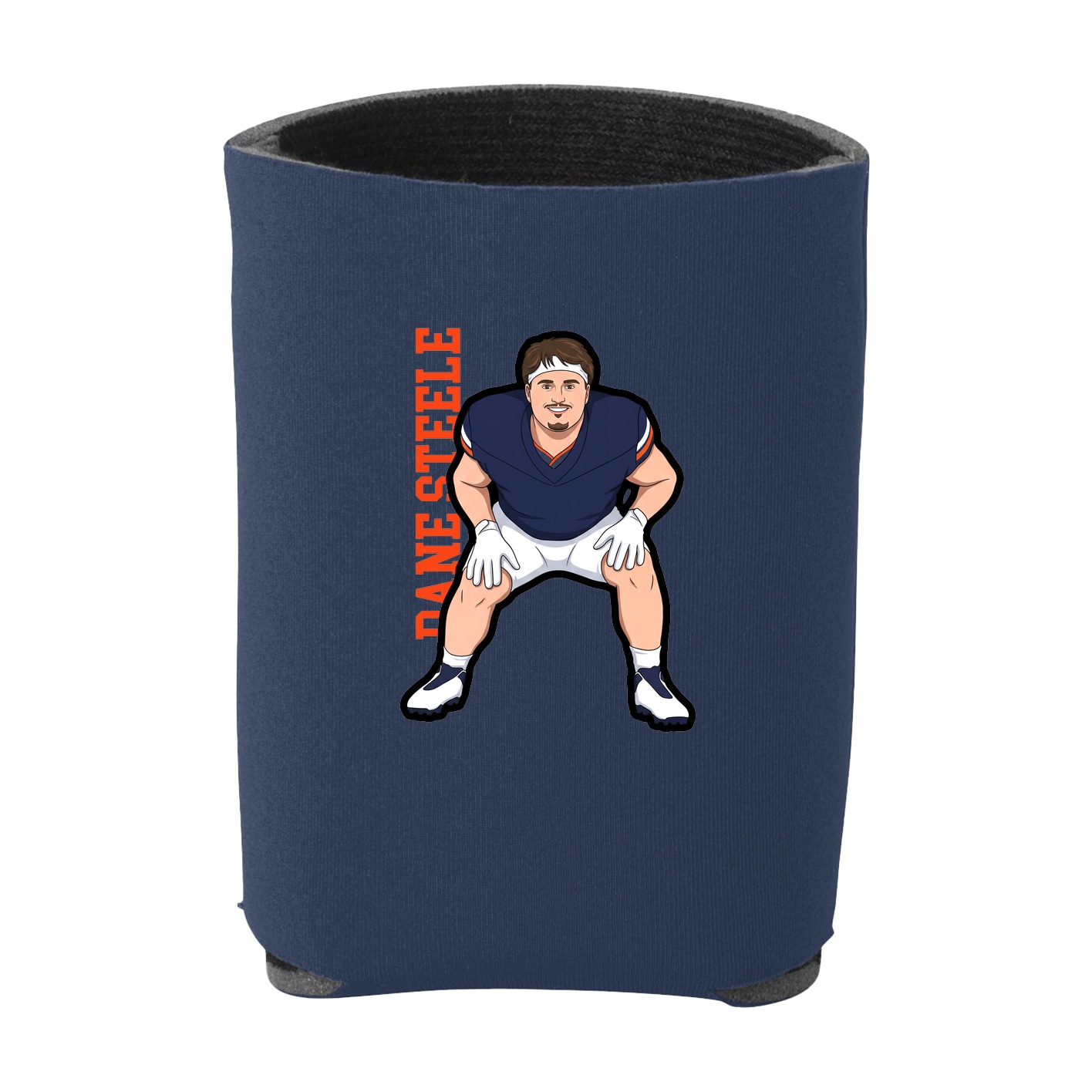 Can Holder — Name Vertical in Navy