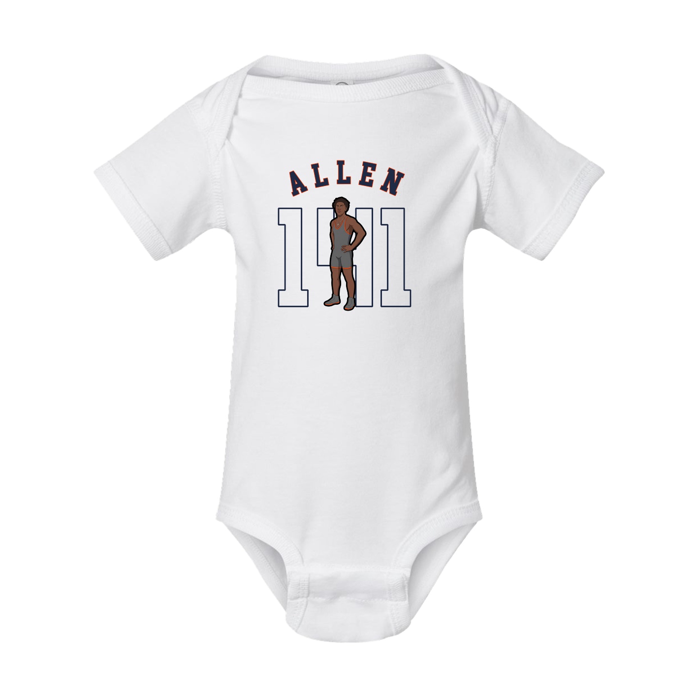 Baby Onesie — Shirsey Arch in White