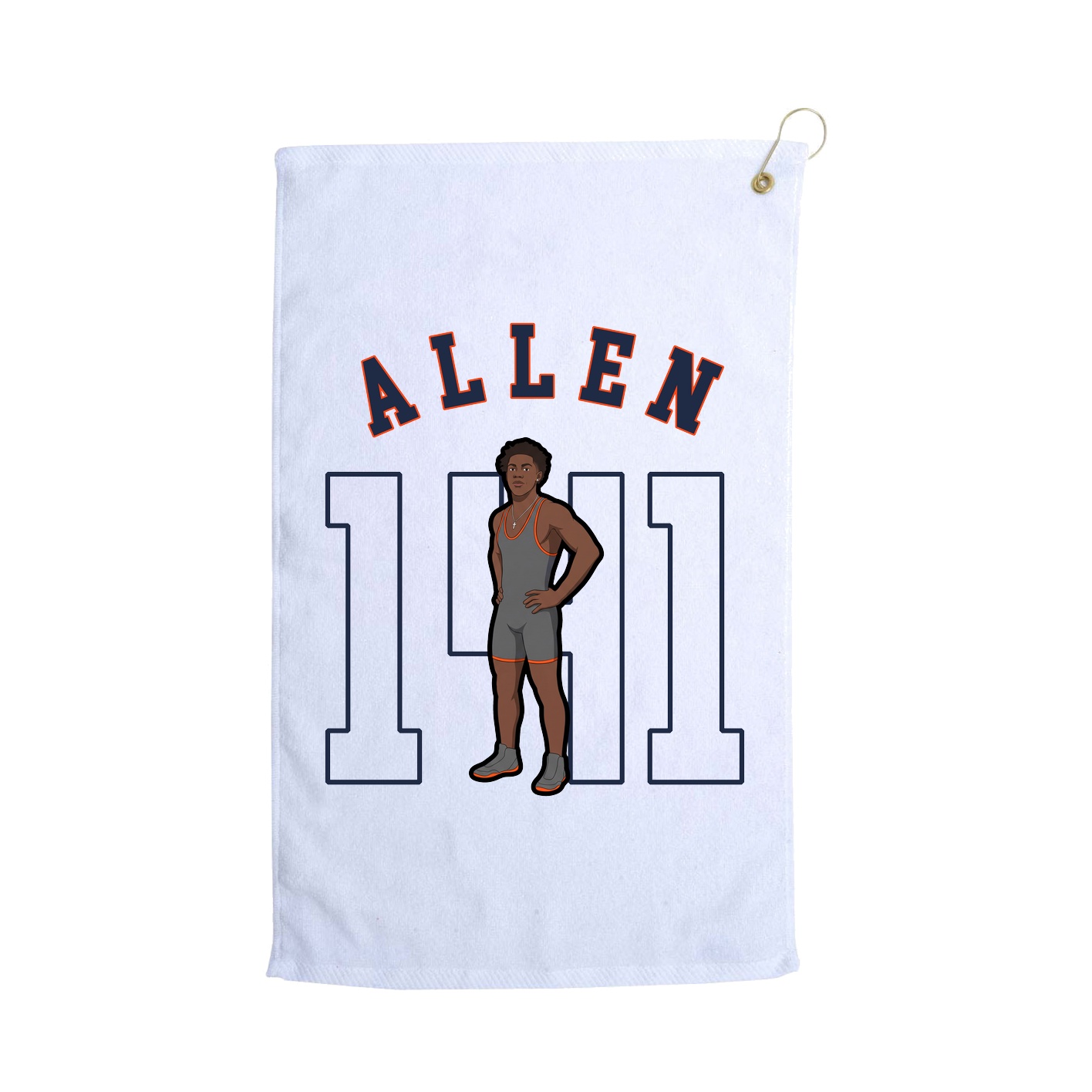 Golf Towel — Shirsey Arch in White