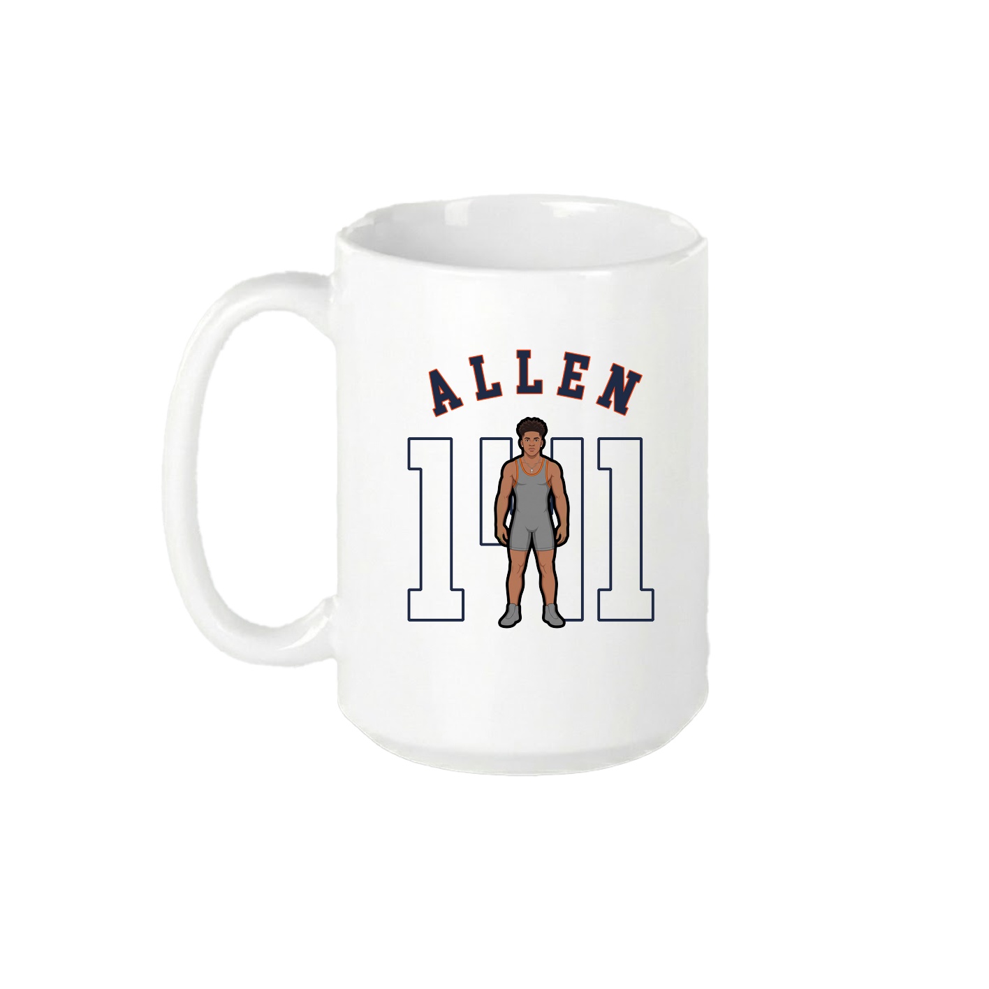 15oz Coffee Mug — Shirsey Arch in White
