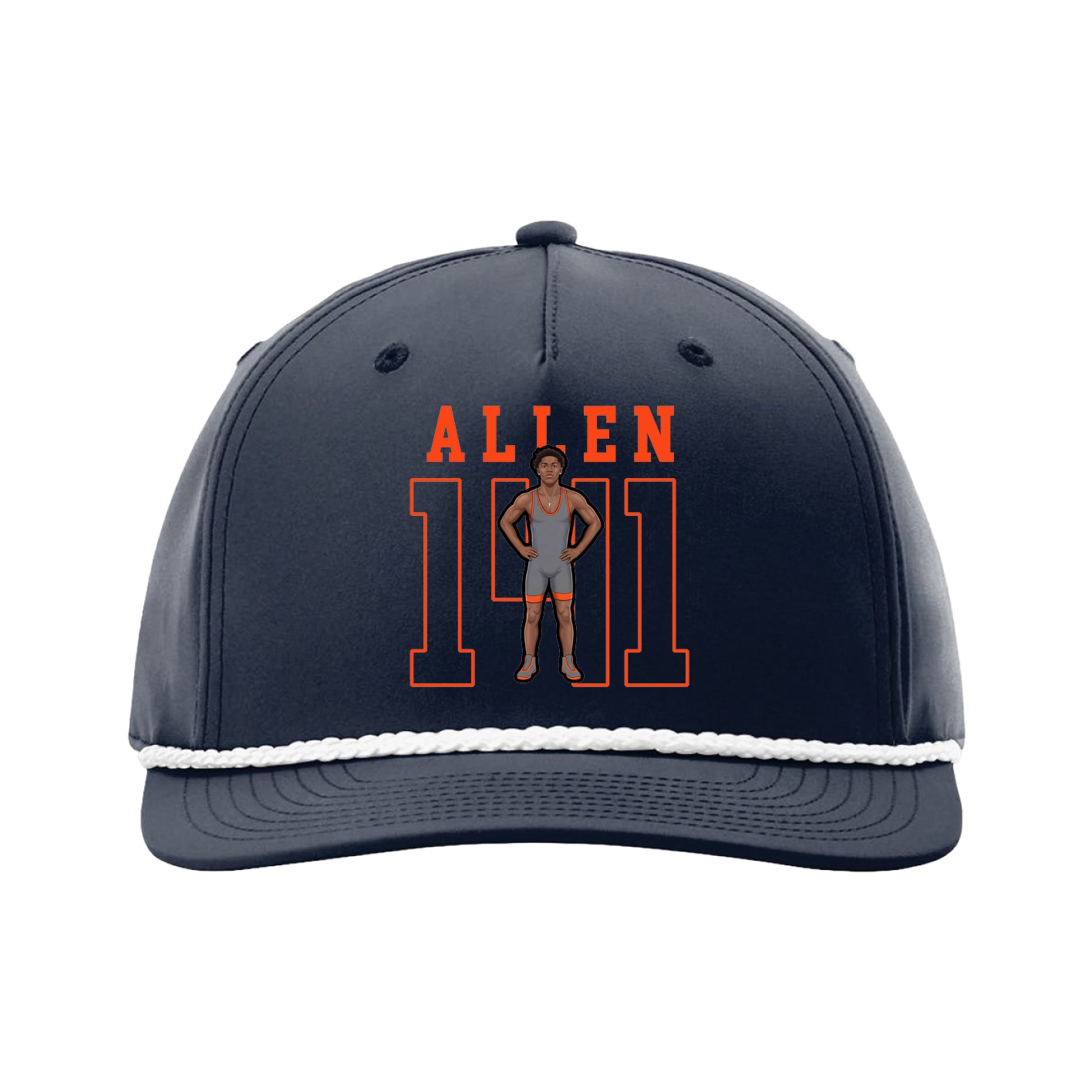 Five-Panel Classic Rope Cap — Shirsey in Navy