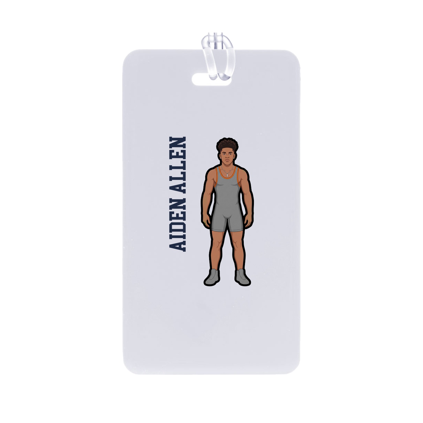 Bag Tag — Name Vertical in Classic