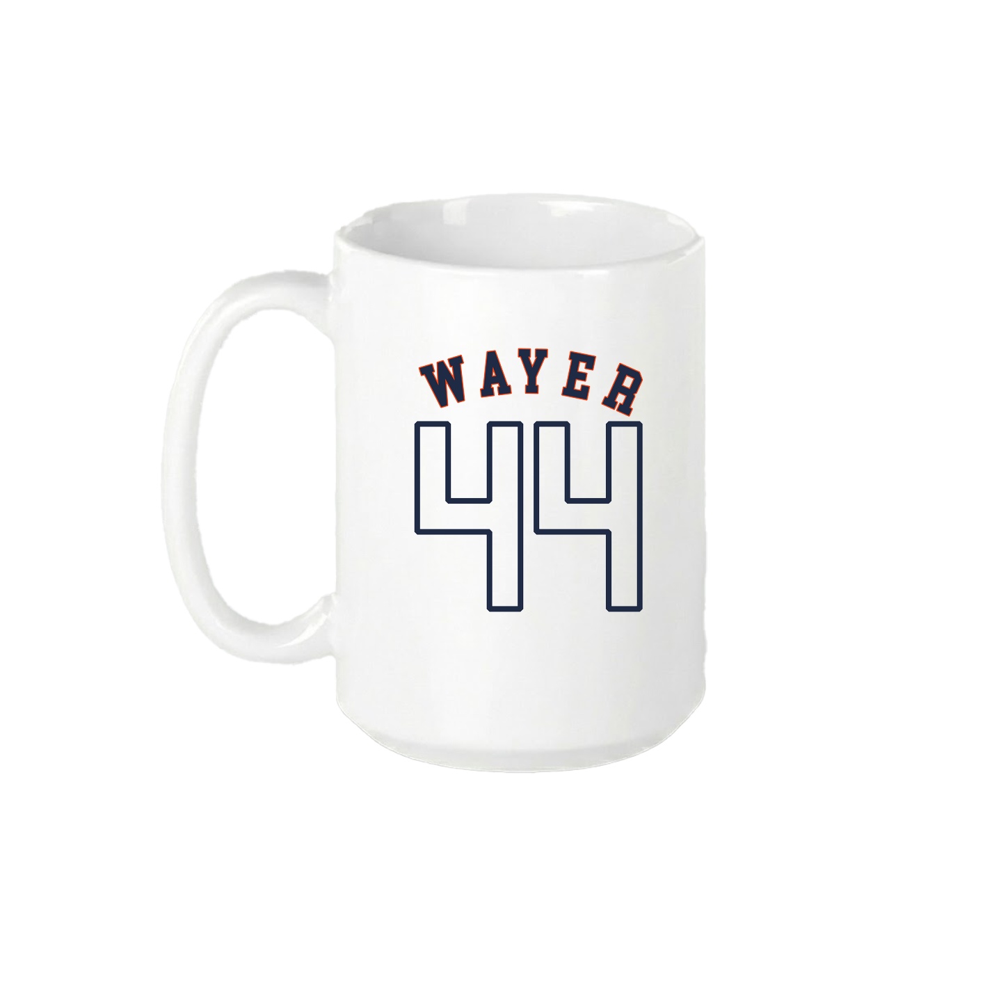 15oz Coffee Mug — Shirsey Arch in White