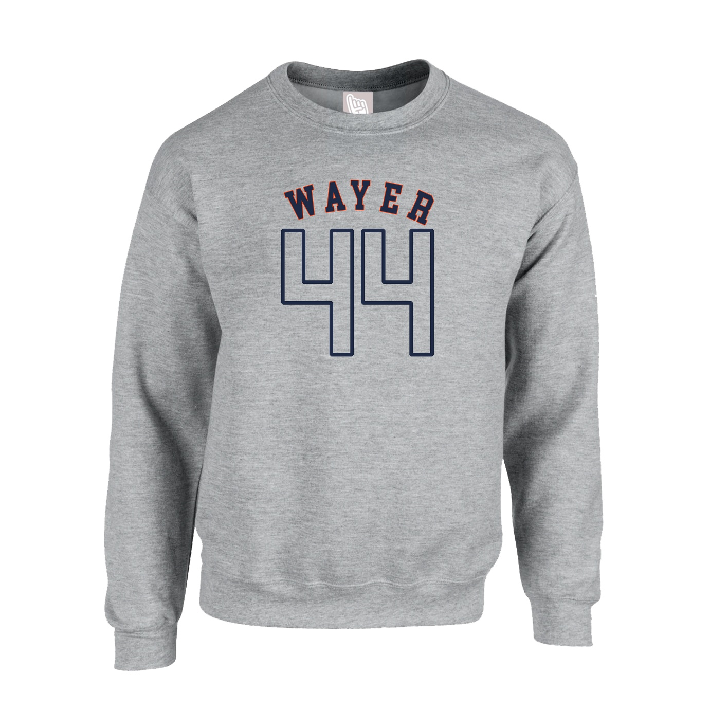 Fleece Crew — Shirsey Arch in Grey