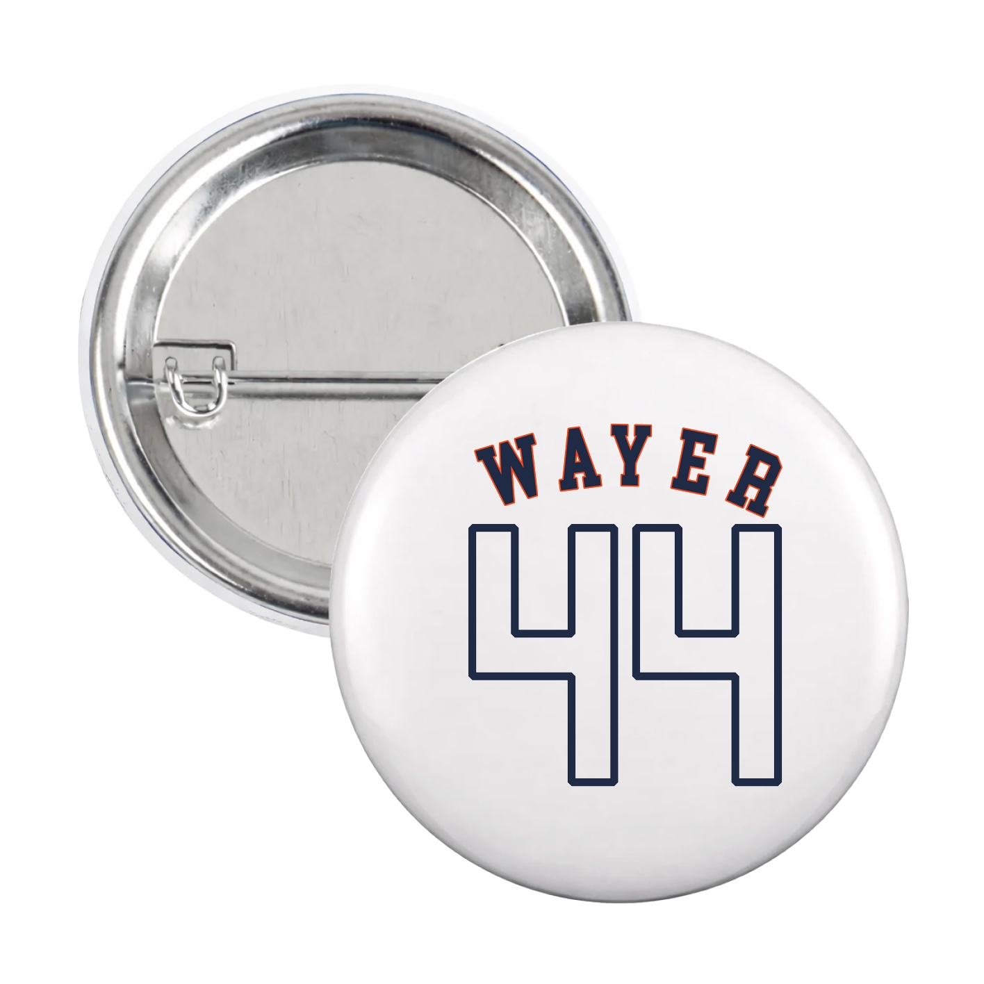 Game Day Button — Shirsey Arch in White