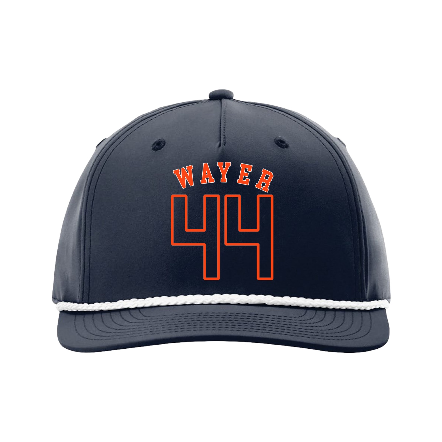 Five-Panel Classic Rope Cap — Shirsey Arch in Navy
